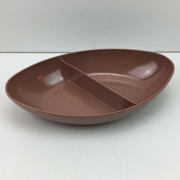 Vintage Marcrest Melmac Melamine Brown Lot Serving - Picture 2 of 12